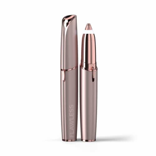 Finishing Touch Flawless Brows Electric Razor Eyebrow Hair Remover Perspective: back