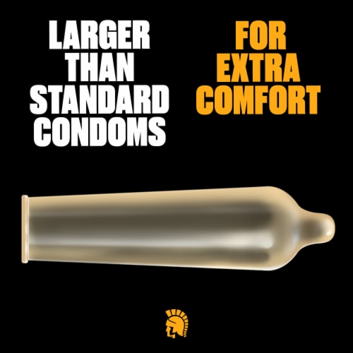 Trojan™ Magnum Lubricated Large Size Condoms Value Pack Perspective: back