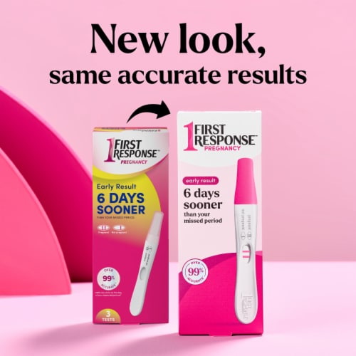 First Response™ Early Result Pregnancy Test Perspective: back