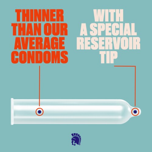 Trojan Ultra Thin Latex Condoms Perspective: back