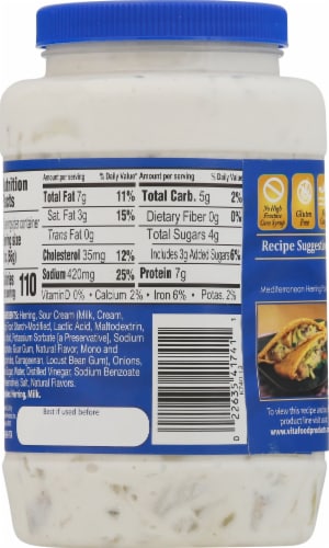 Vita® Wild Herring in Real Sour Cream Perspective: back