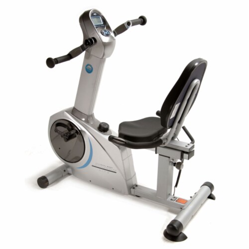 Stamina bike with upper body exerciser outlet