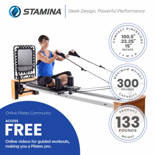 Stamina Products AeroPilates Board Pro Reformer Body Resistance Workout System 1 Piece Kroger