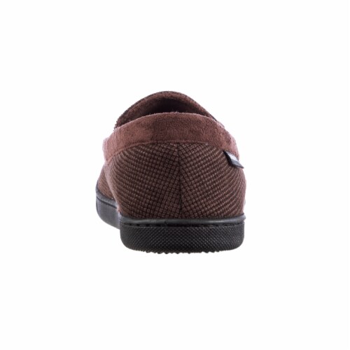 Isotoner® Men's Mini Box Cord Luke Moccasin with Lacing - Brown Perspective: back