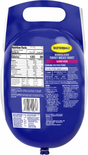 Butterball® Savory Herb Turkey Breast Roast Perspective: back