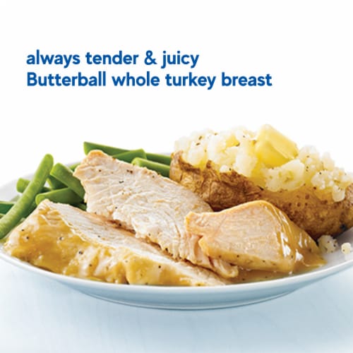 Butterball All Natural Fresh Bone-In Turkey Breast Perspective: back