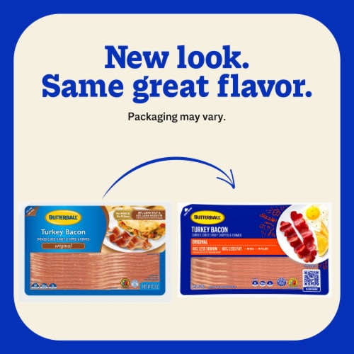 Butterball Original Turkey Bacon Perspective: back