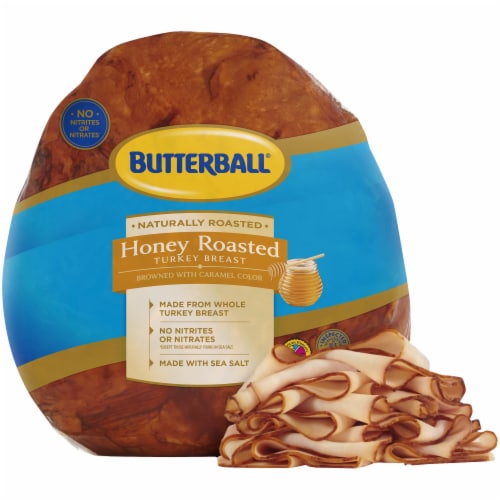 Butterball Honey Roasted Deli Sliced Turkey Breast Perspective: back