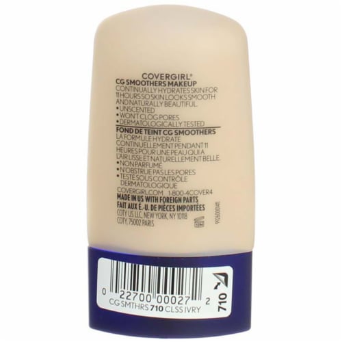 CoverGirl CG Smoothers Classic Ivory Hydrating Makeup Perspective: back