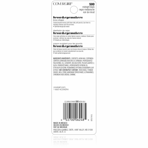 CoverGirl® Fill + Define Easy Breezy Brow - 500 Midnight Black Perspective: back