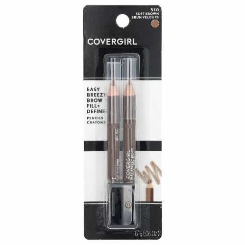 CoverGirl Easy Breezy Brow Fill+Define Eyebrow Pencil - Soft Brown Perspective: back