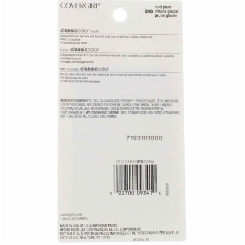 CoverGirl 510 Iced Plum Classic Color Blush Perspective: back