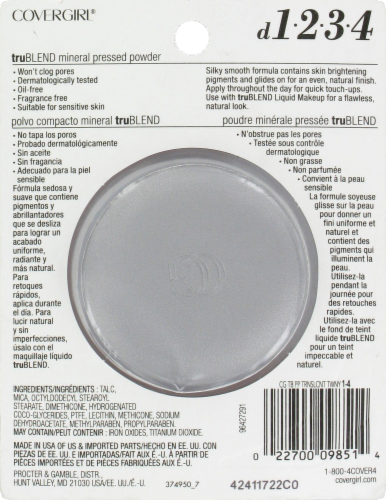 CoverGirl TruBlend Tawny Pressed Powder Perspective: back