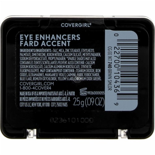 COVERGIRL Eye Enhancers Eyeshadow Kit - Brown Smolder Perspective: back
