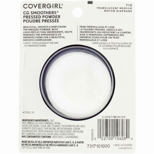 Covergirl® CG Smoothers® Pressed Powder - 715 Translucent Medium Perspective: back