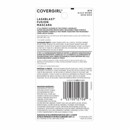 CoverGirl LashBlast Fusion Mascara - 870 Black Brown Perspective: back