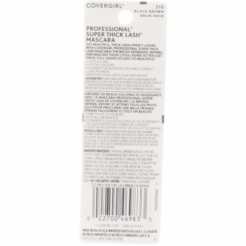 Covergirl Professional® Super Thick Lash Mascara - Black Brown Perspective: back