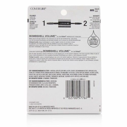 CoverGirl Bombshell Volume™ 805 Black Mascara Perspective: back