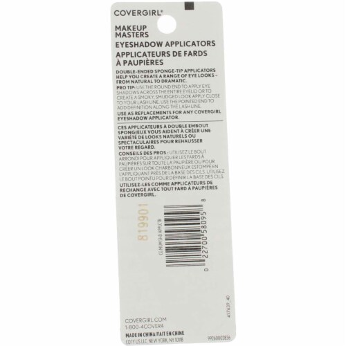 CoverGirl® Makeup Masters Eye Shadow Applicators Perspective: back