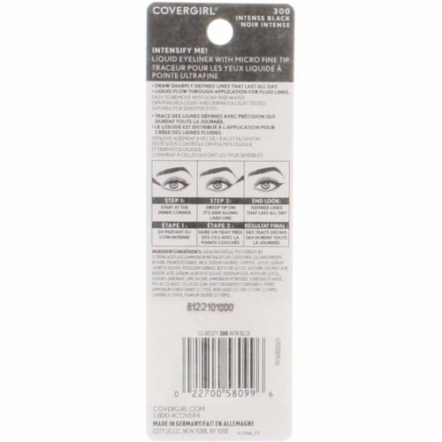 CoverGirl Intensify Me Liquid Eyeliner - 300 Intense Black Perspective: back