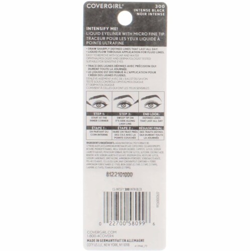CoverGirl Intensify Me Liquid Eyeliner - 300 Intense Black Perspective: back