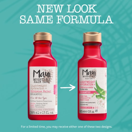 Maui Hibiscus Water Lightweight Moisture Hydration Shampoo Perspective: back
