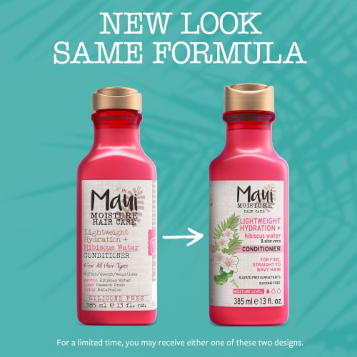 Maui Hibiscus Water Lightweight Moisture Hydration Conditioner Perspective: back