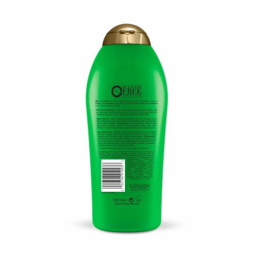 OGX Teatree Mint Shampoo Perspective: back