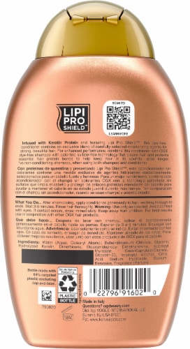 OGX Ever Straightening Brazilian Keratin Therapy Conditioner Perspective: back