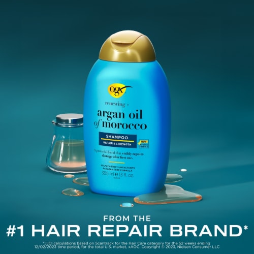 OGX® Renewing Argan Oil of Morocco Shampoo Perspective: back