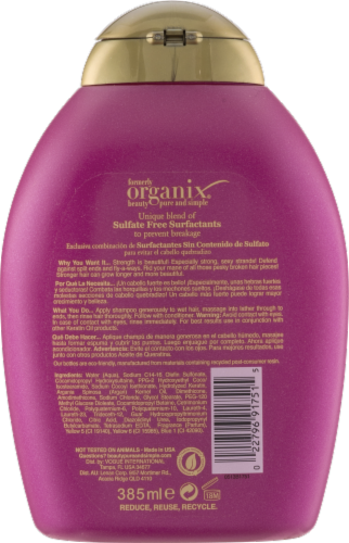 OGX® Anti-Breakage Keratin Oil Shampoo Perspective: back