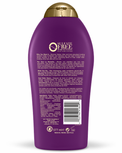OGX® Thick & Full + Biotin & Collagen Conditioner Perspective: back