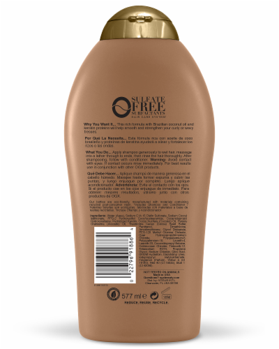 OGX Brazilian Keratin Shampoo Perspective: back