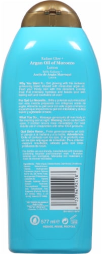 OGX® Argan Oil of Morocco Extra Hydrating Lotion Perspective: back
