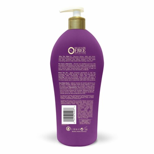 OGX Thick & Full + Biotin & Collagen Shampoo (40 Fluid Ounce) Perspective: back