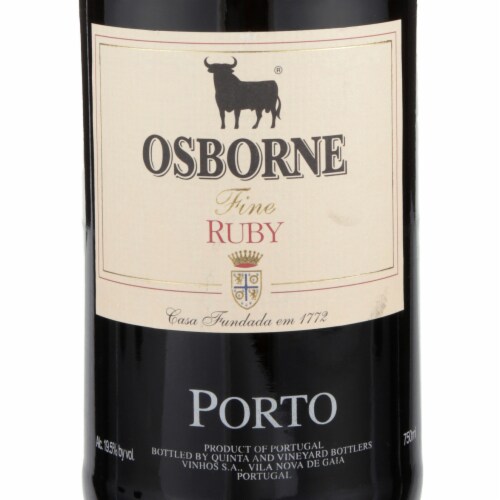 Osborne Fine Ruby Portugal Port Red Wine Perspective: back