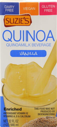 Suzie's Vanilla Quinoamilk Beverage Perspective: back