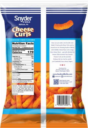 Snyder of Berlin® Baked Cheese Curls Perspective: back