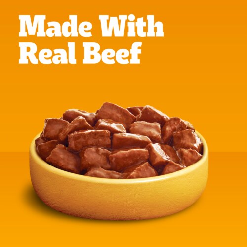 Pedigree Choice Cuts In Gravy Adult Canned Soft Wet Dog Food Beef Perspective: back