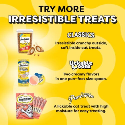 Temptations MixUps Flavor Crunchy and Soft Cat Treats Surfers Delight Perspective: back