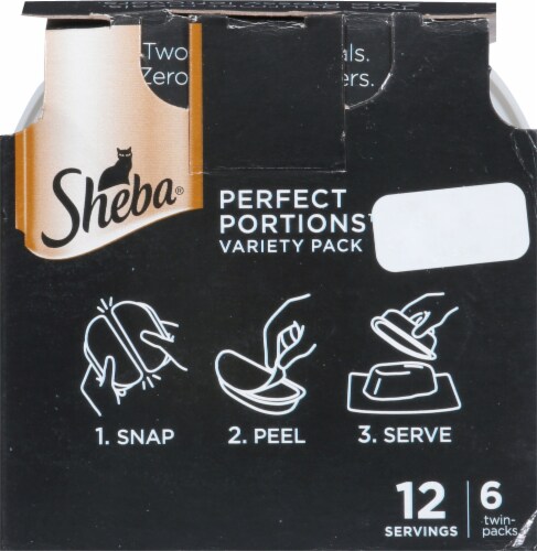 Sheba® Perfect Portions Cuts In Gravy Wet Cat Food Entrees Multipack Perspective: back