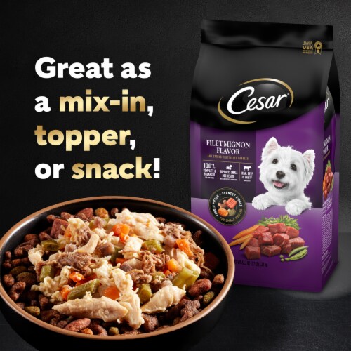 Cesar® Simply Crafted™ Chicken Carrots Barley & Spinach Wet Dog Food Tub Perspective: back