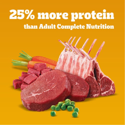 Pedigree High Protein Beef & Lamb Adult Dry Dog Food Perspective: back