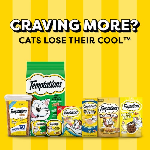 Temptations Complete Nutrition Tempting Tuna & Chicken Flavor Adult Dry Cat Food Perspective: back