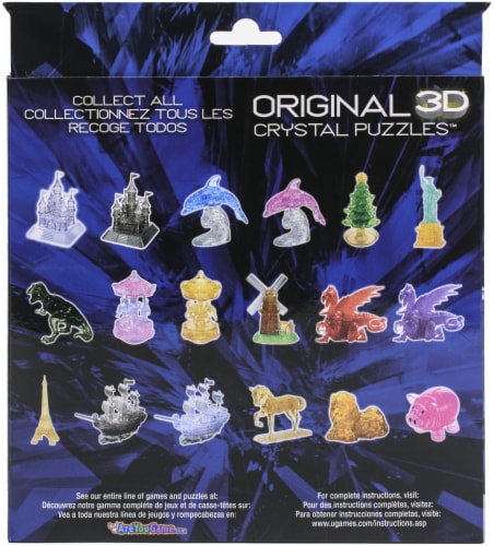 BePuzzled 3D Pirate Ship Crystal Puzzle Perspective: back