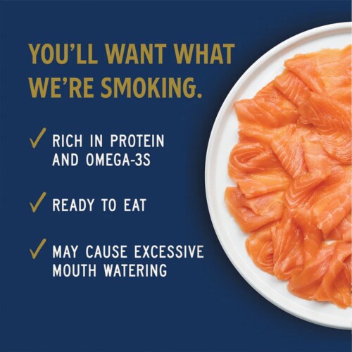 Acme Smoked Fish Everything Bagel Smoked Salmon Perspective: back