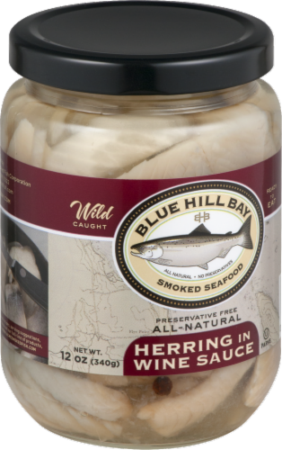 Blue Hill Bay All-Natural Herring in Wine Sauce Perspective: back