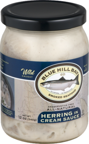 Blue Hill Bay All-Natural Herring in Cream Sauce Perspective: back