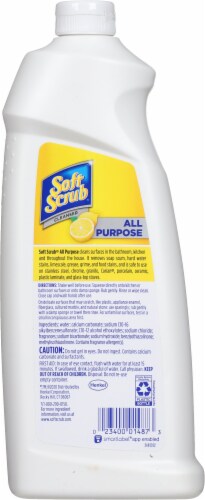 Soft Scrub® Lemon Scent All Purpose Surface Cleanser Perspective: back