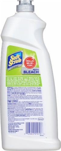 Soft Scrub Multi Purpose Disinfectant Cleanser with Bleach, 24 oz